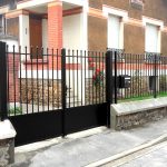 Portail en acier